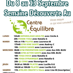 semaine decouverte sept 25